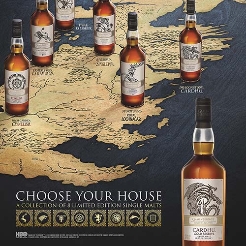 Game of Thrones Scotch Whisky Tasting