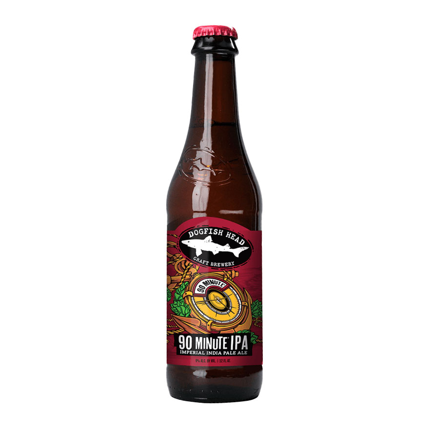 Dogfish Head 90 Minute Imperial IPA (12 Oz Bottle)