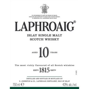 Laphroaig Aged 10 Years