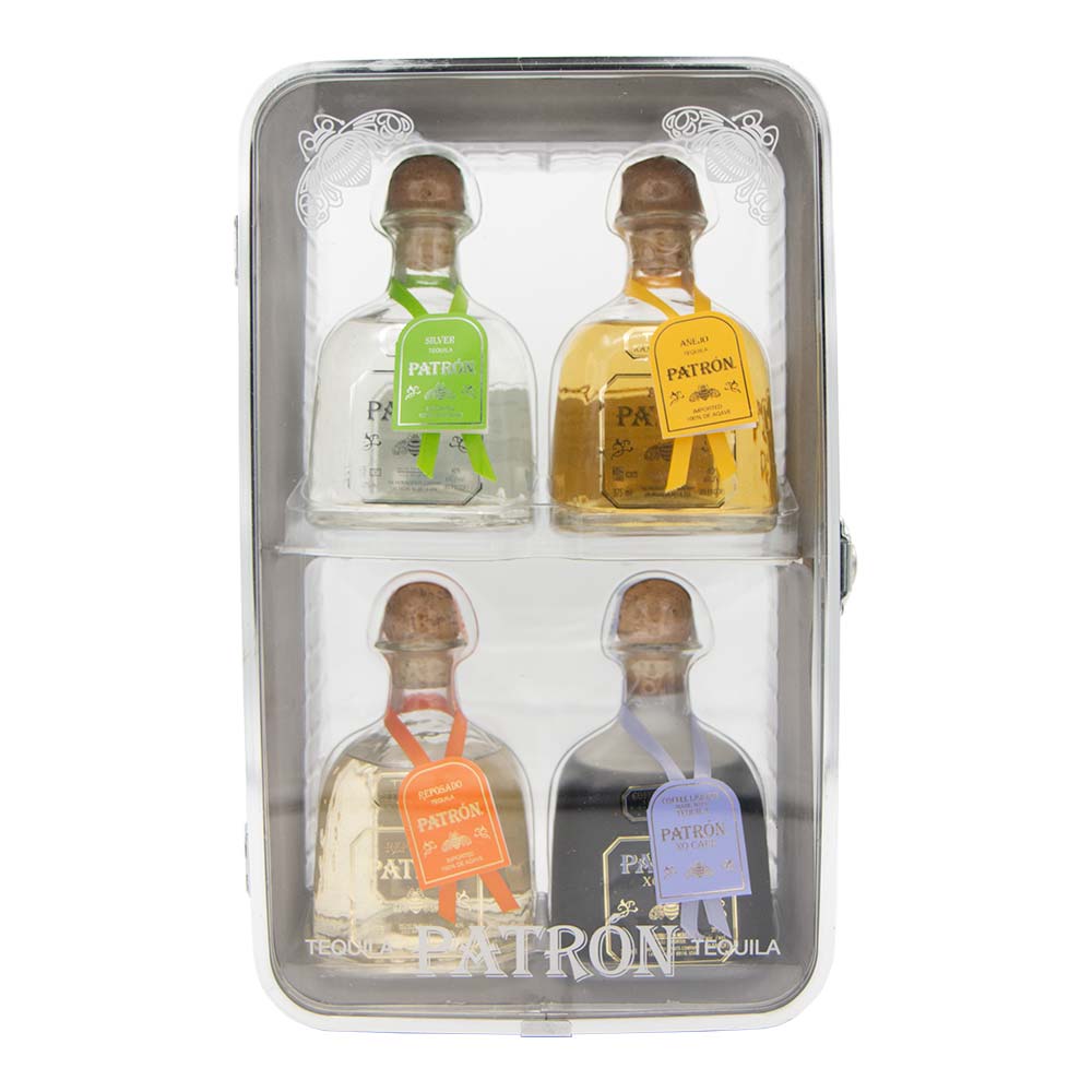 Patron Tequila Gift Set (4 x 375 mL) Norfolk Wine & Spirits