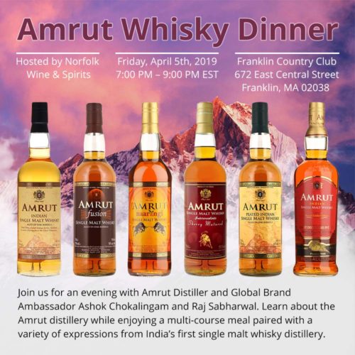 Amrut Whisky Dinner