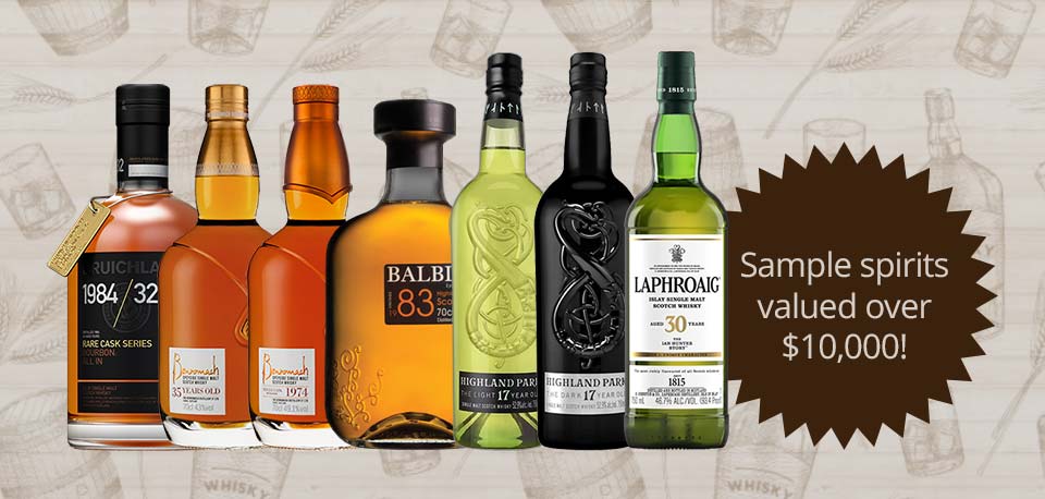 Decadent Spirits Tasting (January 11, 2020)