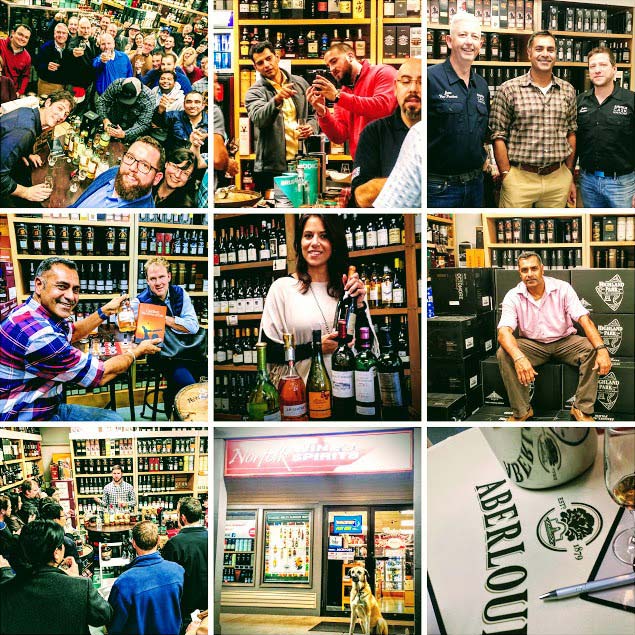 Norfolk Wine & Spirits 8th Anniversary Collage