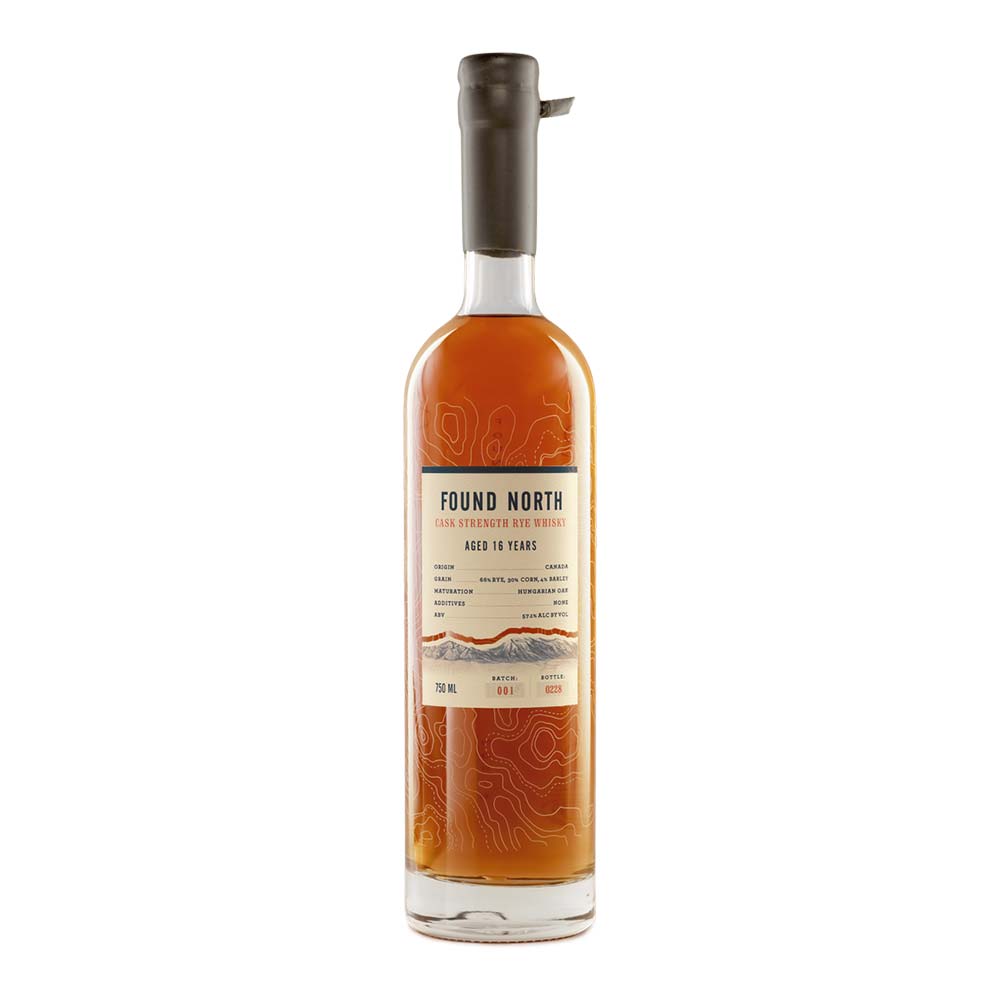 Found North Batch 001 – Cask Strength Rye Whisky – Aged 16 Years