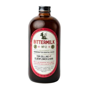 Bittermilk No. 2 - Tom Collins with Elderflowers & Hops Non-Alcoholic Cocktail Mixer (17 Oz)
