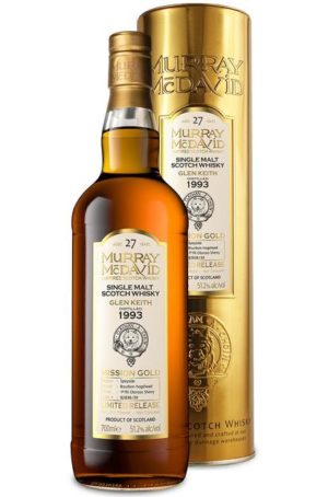 Murray McDavid Glen Keith 27 yo Bourbon hogshead Finish: 1st fill Oloroso Sherry 642 bottles from 2 casks, 51.2% abv (700ml)
