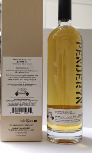 Penderyn Ex-Cognac Single Cask  #C1 - 6 Years Old