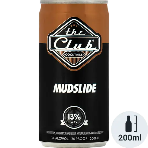 The Club Cocktails: Mudslide (Single, 200 mL, Canned)