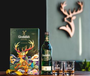 Glenfiddich 12 Year Old 2022 Chinese New Year Limited Edition with 2 Glasses