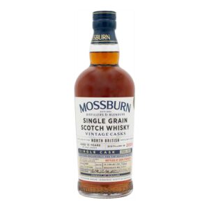 Mossburn Single Cask - North British Single Grain Scotch Whisky - Aged 13 Years - Beaujolais Barrel (Bottled Exclusively for The Society & NWG)
