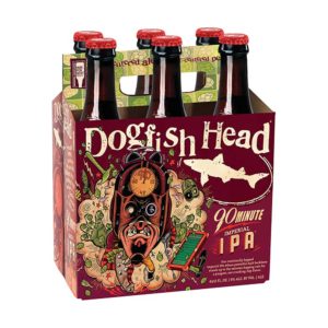 Dogfish Head 90 Minute Imperial IPA (6 Pack, 12 Oz, Bottled)