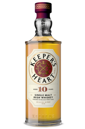 Keeper's Heart 10 Years Old  Single Malt Irish Whiskey Finished in Malaga Wine Casks