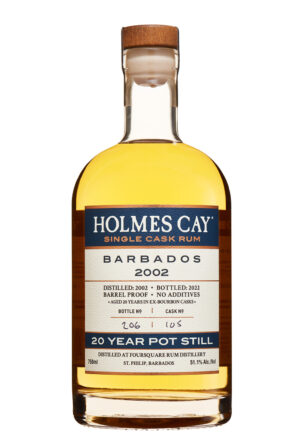 Holmes Cay Single Cask Rum - Barbados 20 Year Old Pot Still  2001 (51.1% ABV)