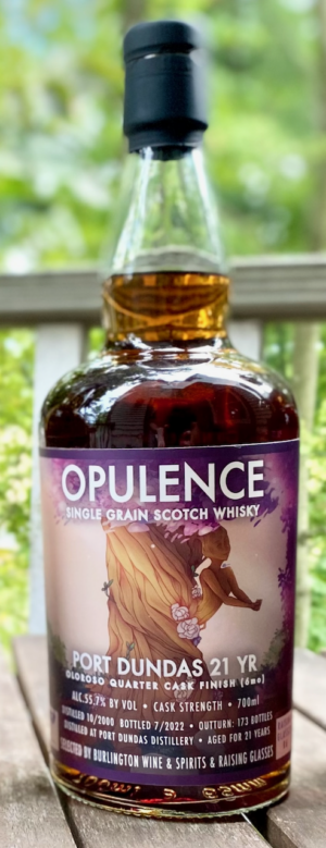 Opulence Port Dundas 21 Years Old Oloroso Sherry Quater Cask Finish