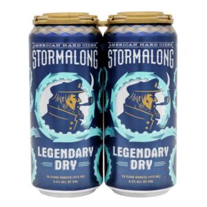 Stormalong Cider Legendary Dry (4 Pack, 16 Oz, Canned)