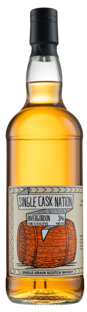 Single Cask Nation - Invergordon 1988 - 34 Year Old Single Grain Scotch