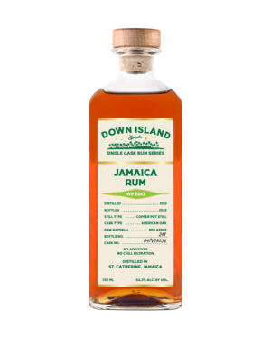 Down Island - Jamaica Rum (Worthy Park) - WP 2013 - 9 Year Old - American Oak
