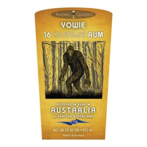 Raising Glasses - Yowie - Front Label