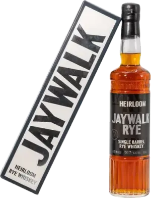 Jaywalk Heirloom Rye Single Barrel Rye Whiskey (Barrel #1077, 57% ABV)