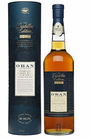 Oban Distiller’s Edition 2023 Double Matured in Montilla Fino Casks (43% ABV, 750 mL)