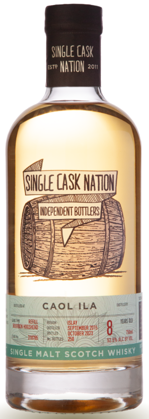 Single Cask Nation - Caol Ila 2015 - 8 Year Old - Cask 318785 (52.5% ABV)