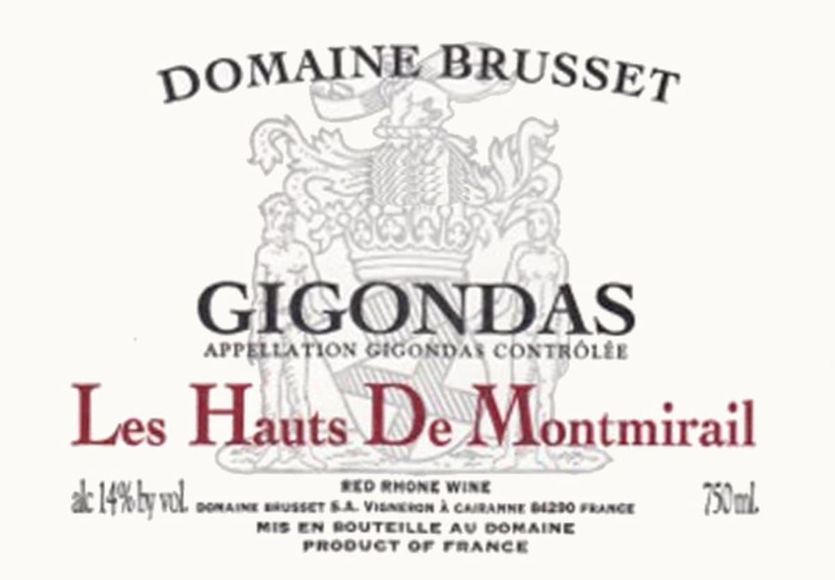 Domaine Brusset Gigondas Les Hauts de Montmirail 2017