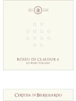 Certosa di Belriguardo Clausura Rosso di Clausura Tosca