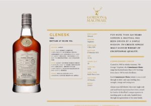 Gordon & MacPhail - Connoisseurs Choice - Upper Lever - Glen Esk 1984 - Aged 38 Years (50.5% ABV)