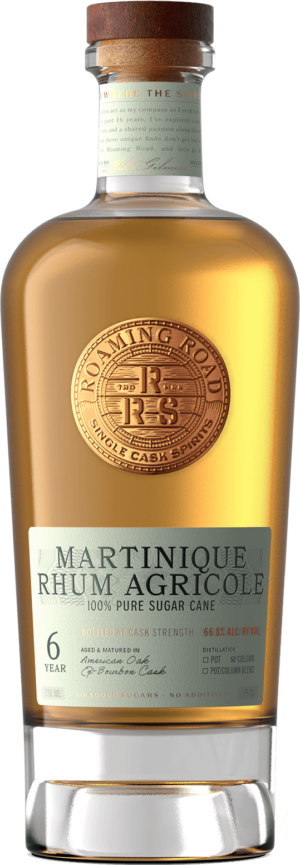 Roaming Road Martinique Rum Agricole 6 Year (65.3% ABV)