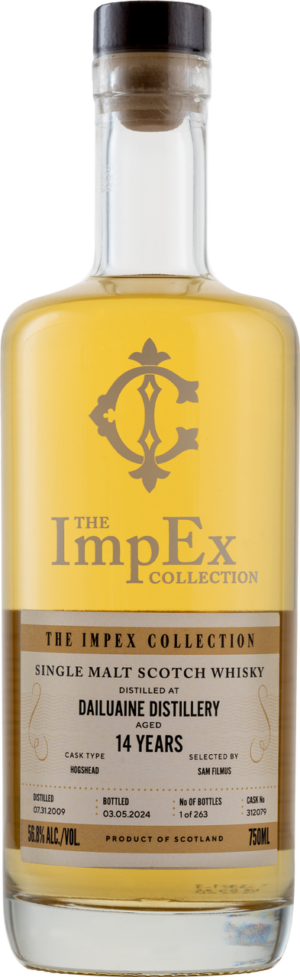 The ImpEx Collection Dailuaine 2009 14 yr Cask 312079, 56.8% abv