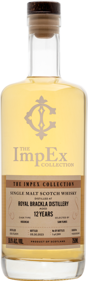 The ImpEx Collection Royal Brackla 2011 12 yr Cask 110000245, 58% abv