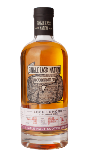 Single Cask Nation - Loch Lomond (Inchmurrin) 2009 14 Years Old Cask 192518 2nd Fill Toasted Hogshead (3Years Olds) (750 ml) 54.40%