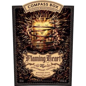 Compass Box Flaming Heart 25th Anniversary Edition - Front Label