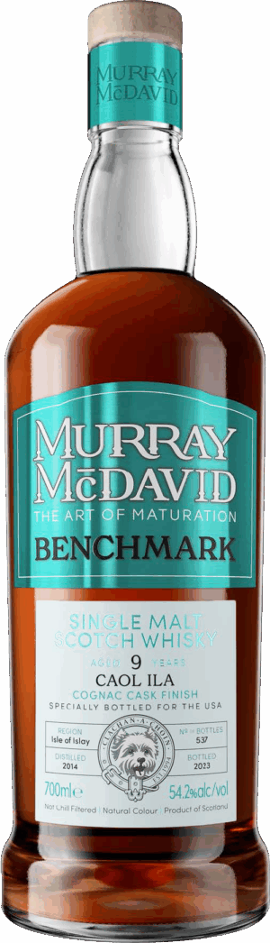 Murray McDavid - Benchmark - Caol Ila Aged 9 Years - Cognac Cask Finish (54.2% ABV, 700 mL)