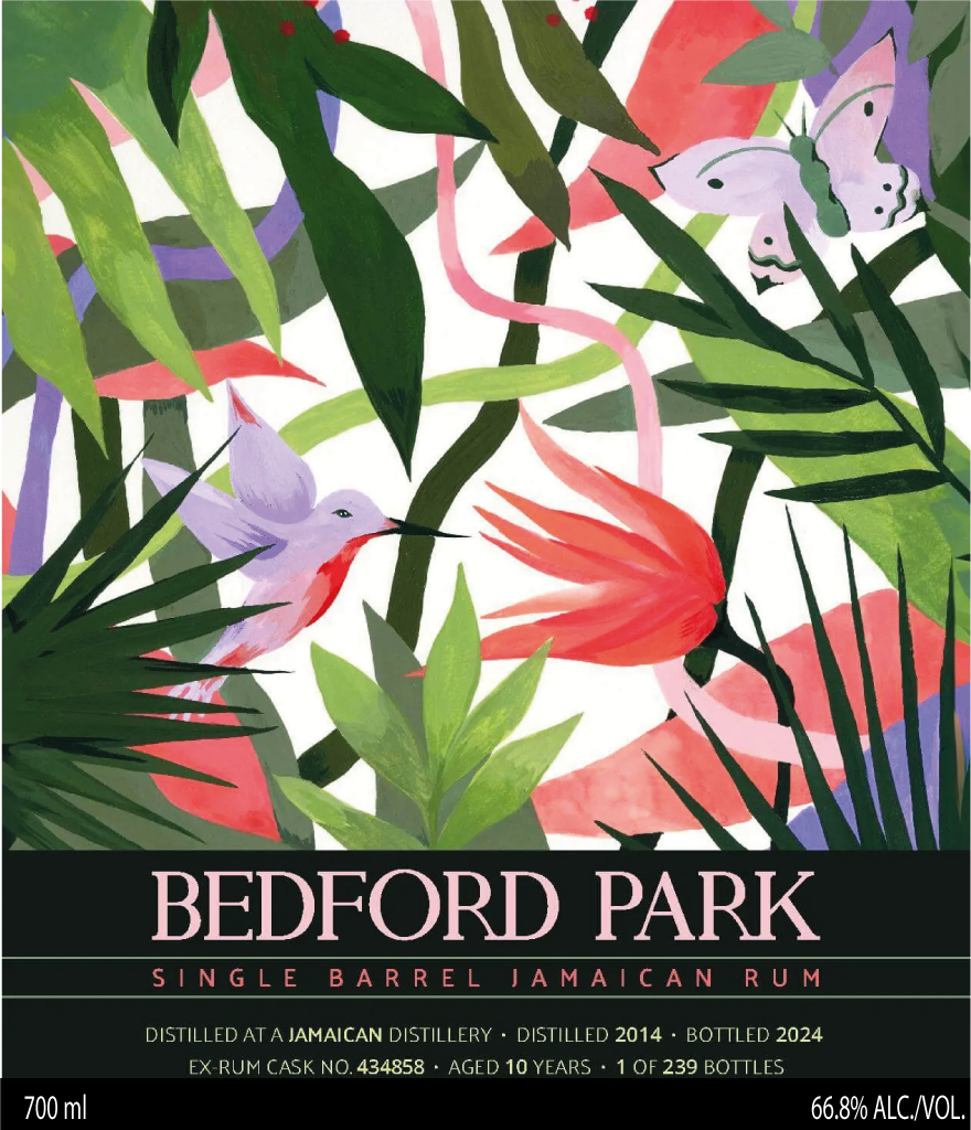 Bedford Park Jamaica Rum Hampden (JMH) 2010, 10 Year Old 66.8% ABV
