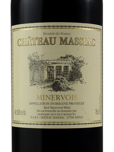 Chateau Massiac, Minervois Rouge 2020