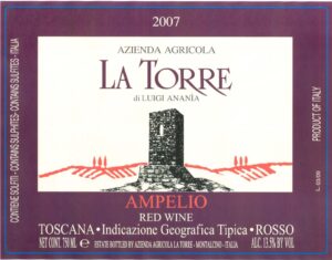 Rosso di Toscana, “Ampelio” 2015