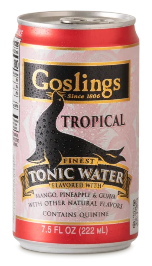 Goslings Tropical Tonic Water 7.5 oz (6 pack cans)