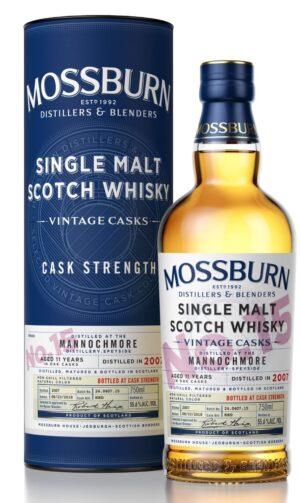 Mossburn Single Malt Scotch Whisky - Vintage Casks No. 15 - Mannochmore - Aged 11 Years (55.6% ABV)