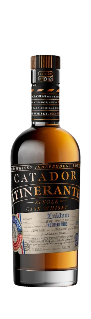 Catador Itinerante Edition 06: Zuidam 2016 9 Years 100% Rye Whisky American Oak (55.1% ABV) [batch of 568 bottles]