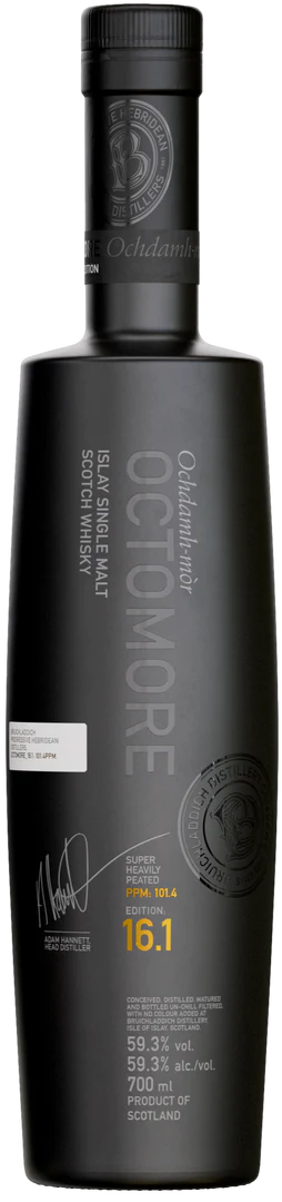 Octomore 16.1 Aged 5 Years (101.4 PPM) 59.3% abv
