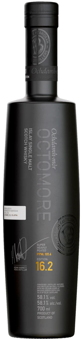 Octomore 16.2 Aged 5 Years (101.4 PPM) 58.1% abv