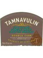Tamnavulin Double Cask Speyside Single Malt Scotch Whisky