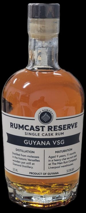 Rumcast Reserve — Single Cask Selections - Guyana VSG 9 Year Old – 50.9% ABV (375ml)