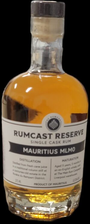 Rumcast Reserve — Single Cask Selections Mauritius MLM0 5 Year Old – 63.0% ABV (375ml)