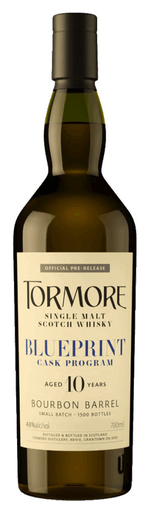 Tormore Blueprint 10 yr Bourbon Barrel, 48%