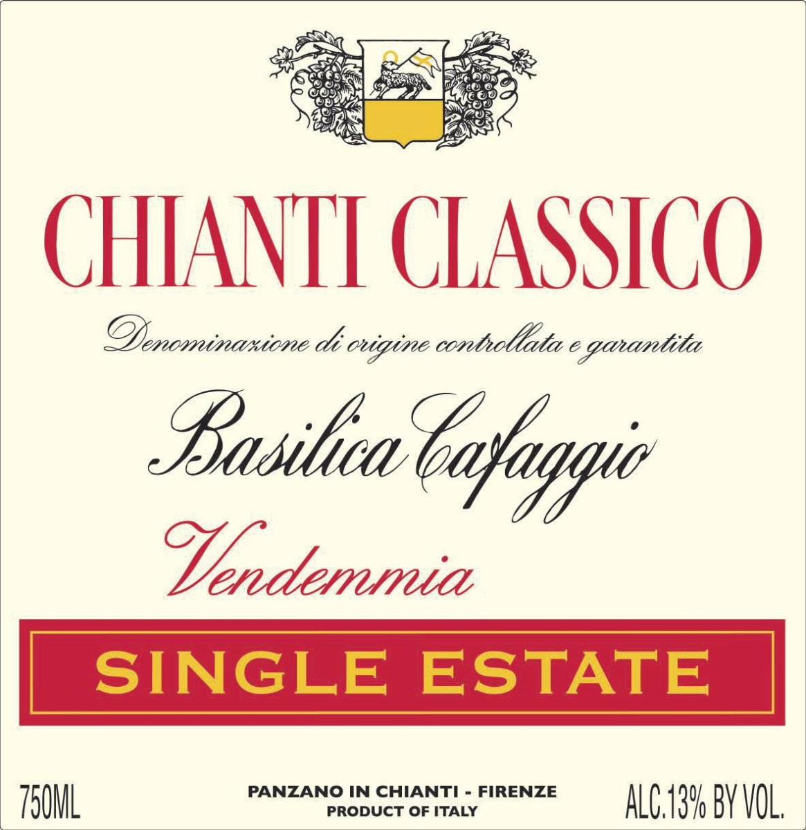D* Cafaggio Chianti Classico Basilica Cafaggio Single Estate 2022