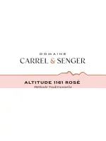 D* Domaine Carrel & Senger Vin de Savoie Jardin D'Altitude Rose