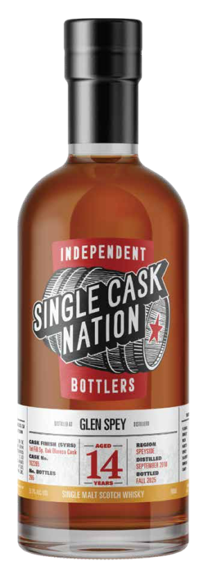 Preorder: Single Cask Nation – Glen Spey – 14 Year Old – 1st Fill Spanish Oloroso – Cask #162265 – Distilled 2010, Bottled 2025 (700 ml)