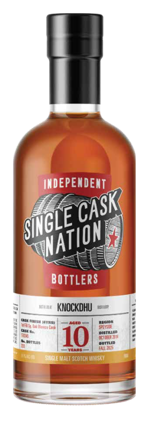 Preorder: Single Cask Nation – Knockdhu – 10 Year Old – 1st Fill Spanish Oloroso – Cask #170345 – Distilled 2014, Bottled 2025 (700 ml)